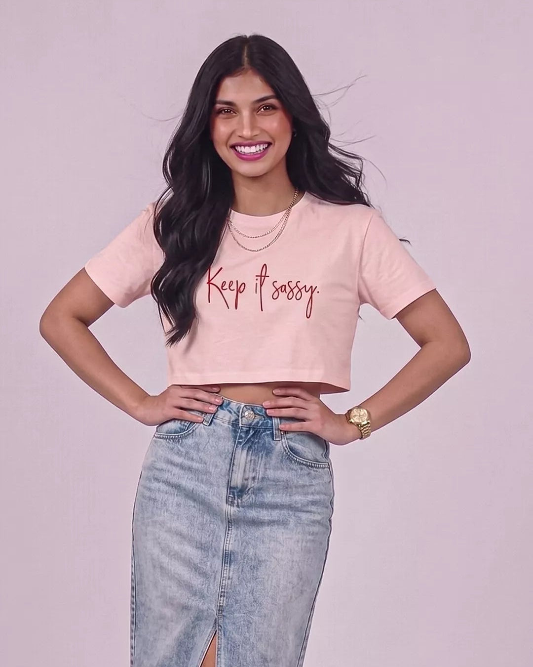 Keep It Sassy Crop Top